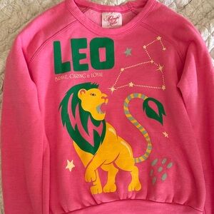 Midnight Rider Pink Leo Sweatshirt
